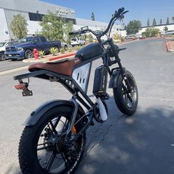 New Jansno X70 750W Dual Batteries Long Range E-Bike Retro Style