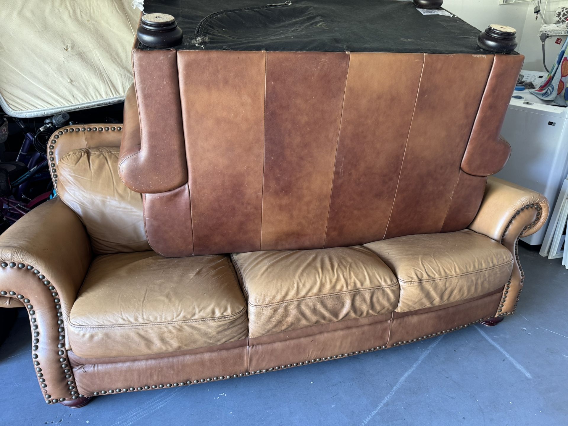 Leather Couch And Love Seat