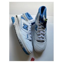 New Balance 650 High white & Baby Blue Men’s sz 10 New No Box!