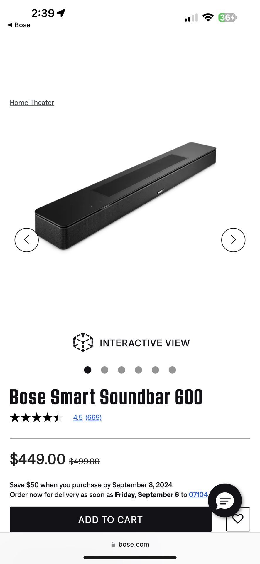 Bose 5.1 Home Theater System