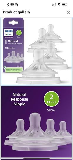 Philips Avent Natural Response Nipple (4 pack)