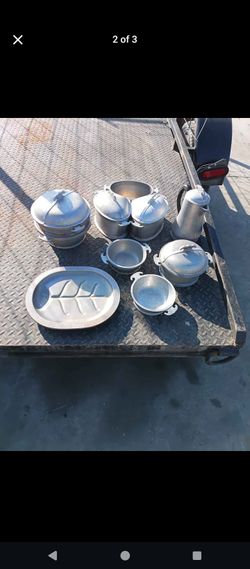 Vintage Aluminum Pot Set