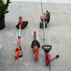 Used Craftsman Weed eater,hedge Trimme And Edger Are All Corded. 