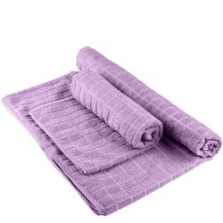 Yoga Mat Towel and Gym Towel Set - 2-Piece Non Slip Set for Hot Yoga, Pilates, and Gym - 72” x 24” Sweat Absorbent and Quick Drying Blanket with Corne