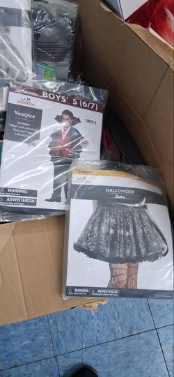 Halloween Costume Bundle – Boy's Vampire & Women's Tutu