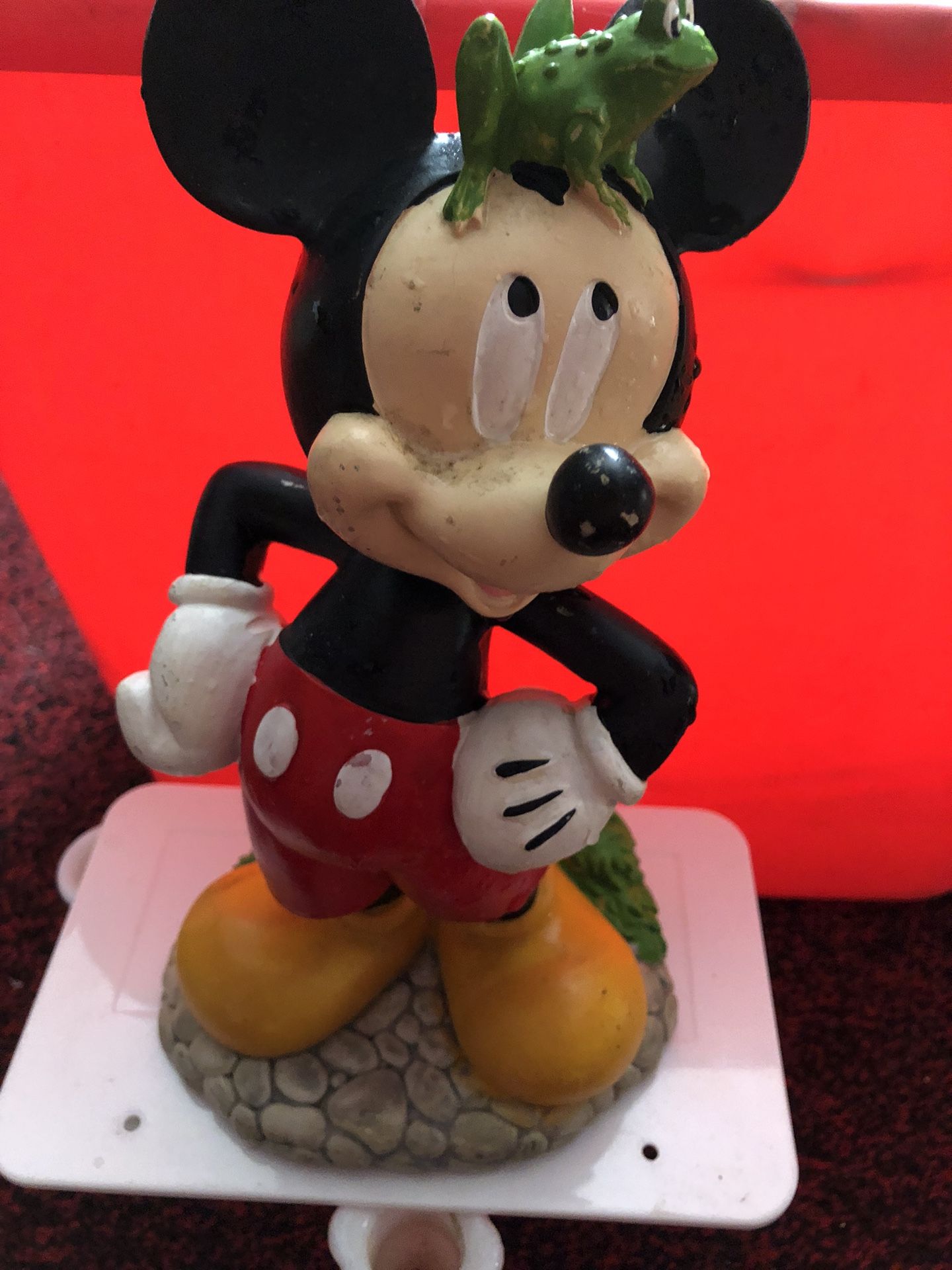 Mickey Mouse Garden Statue Vintage