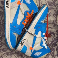 Jordan 1 Off White Unc Size 8