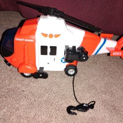 Maxx Action City Series Rescue Helicopter toy. 
It features LED flashing lights and realistic electronic sounds.
