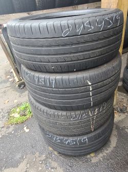 245 45 19 (4) HIGH TREAD all season used tires FREE INSTALLATION