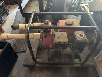 Water Pump With Fire Hose