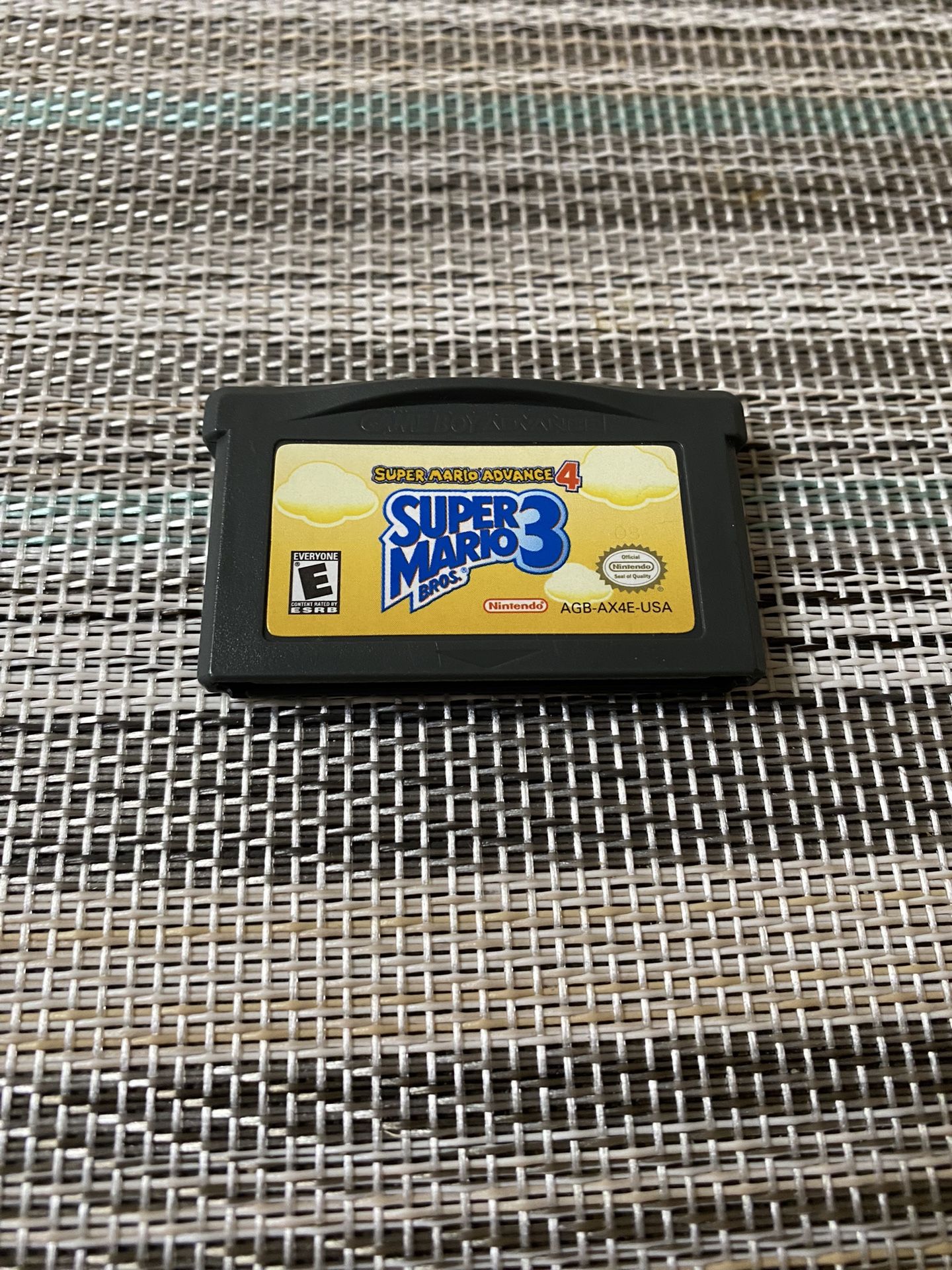 Super Mario Advance 4: Super Mario Bros 3 For the Gameboy Advance