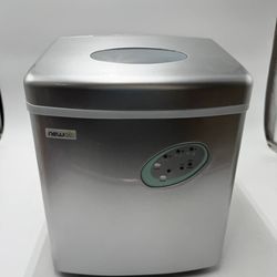 NewAir Portable Ice Maker AI-100S Countertop Ice Machine Silver S/M/L Cube
