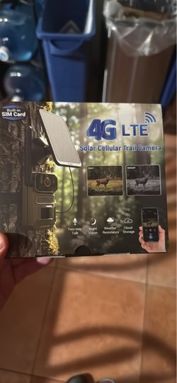 4g lte solar trail camera