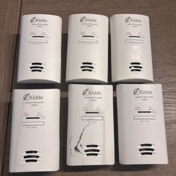Set of 6 Carbon Monoxide Alarm 