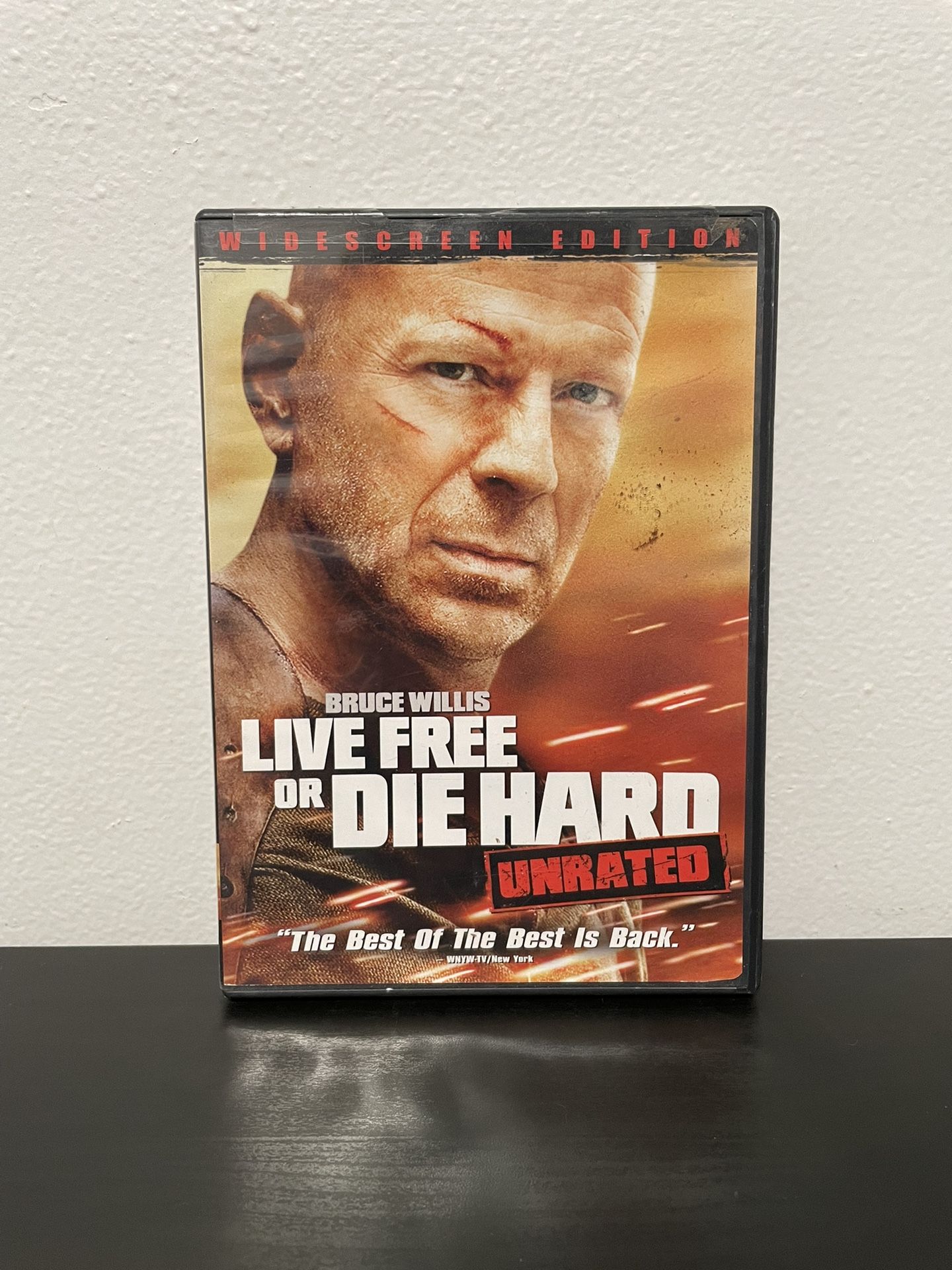 Live Free Or Die Hard DVD Movie Unrated Bruce Willis Widescreen Edition 2007