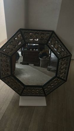 Large ornate mirror