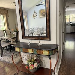 Table And Mirror With Decoration 