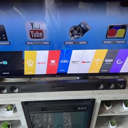 Very Rare Used Lg 47’ Smart Tv With Remote Control