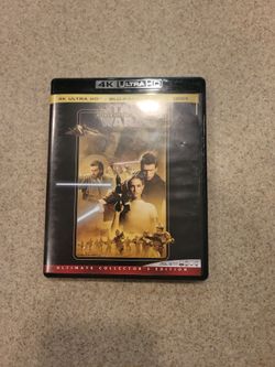 Star Wars Attack of the Clones Ultimate Collector’s Edition 4K UHD + Blu-ray No Digital