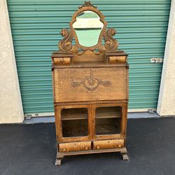 Chittenden & Eastman CO. Heinz 57 Secretary Desk Curio Cabinet 