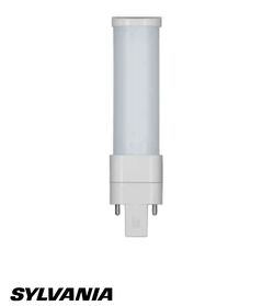 48 PCS- Sylvania DUALescent DULUX Ultra Thin LED PL Lamp - 2-Pin G23 Base - Omnidirectional - Type A/B - 3.5W - 2700K - 330 Lumens - 120-277V or Balla