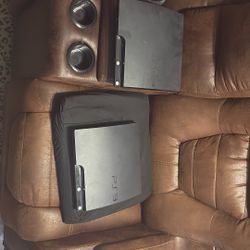 2 Working PS3 Slim’s (No Cables Or Controllers)