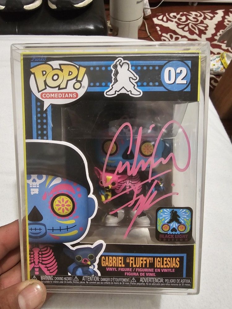 Gabriel Iglesias Day Of The Dead Autographed Funko Pop