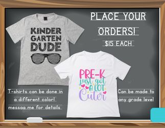 Kid Shirts For First Day Of School