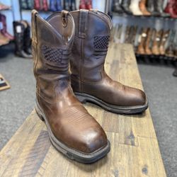 Ariat WorkHog XT Patriot Waterproof Carbon Toe Work Boot 10.5