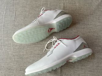 Nike Air Jordan ADG 5 Golf White Fire Red Metallic Mens Size 13 BRAND NEW WOB