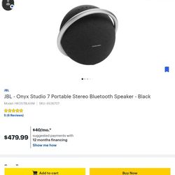 Brand New Onyx Studio 7 Bluetooth Speaker Cheapest Price 