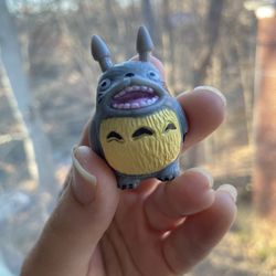 3-5cm Anime My Neighbor Totoro No Face Toy Hayao Miyazaki Mini Garden PVC Action Figures Kids Toys  Please check my selling page for other clothes, lu