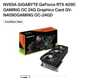 GIGABYTE GeForce RTX 4090 GAMING OC 24G GDDR6X Graphics Card