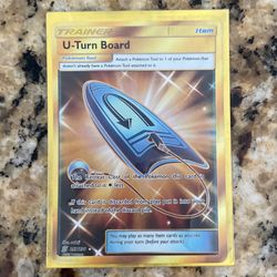 Pokémon TCG U-Turn Board Unified Minds 255/236 Holo Gold Secret Rare