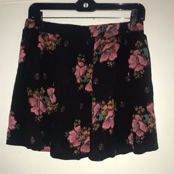 Floral Short Skirt 