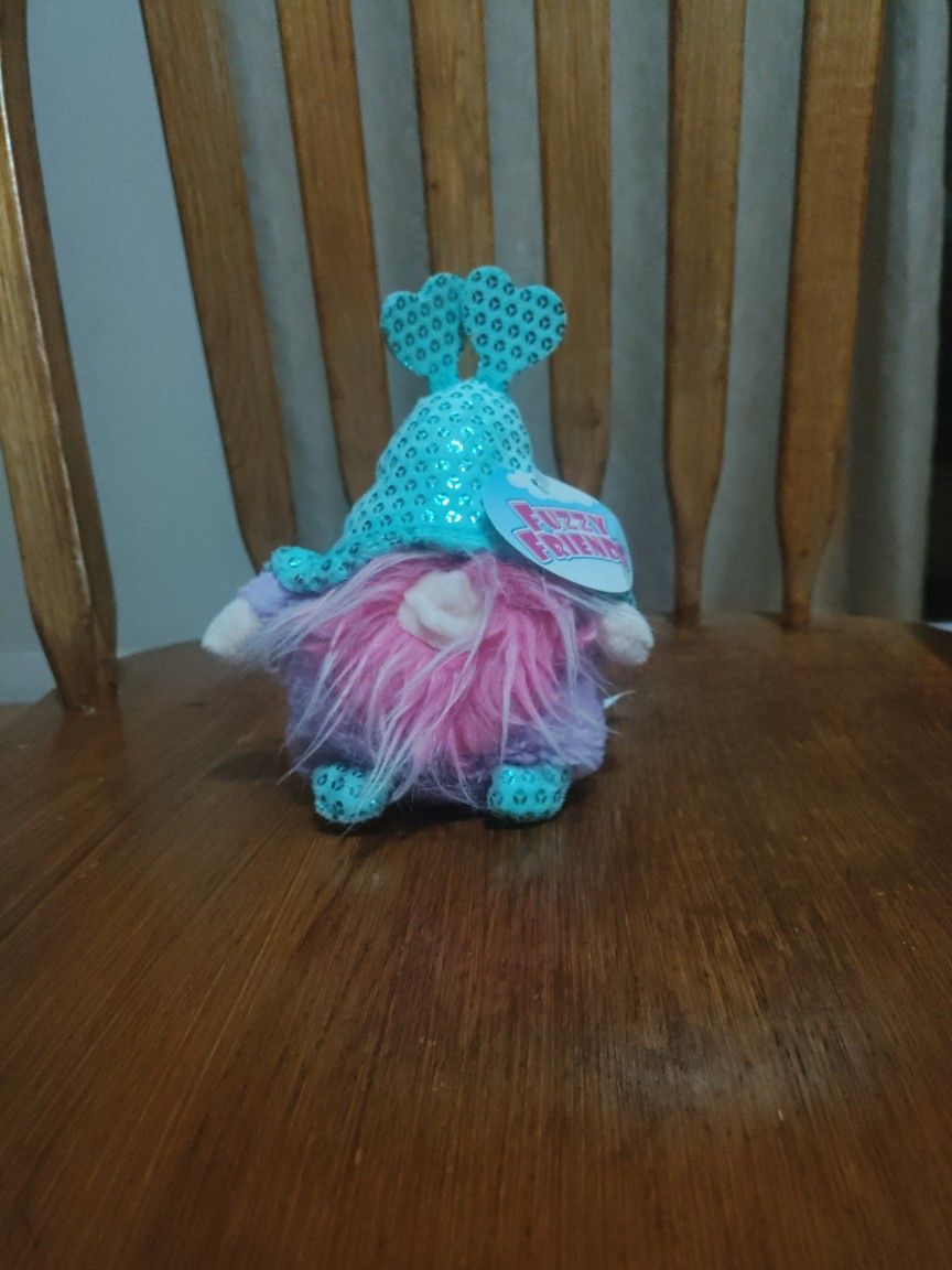 Fuzzy Friends Gnome Plushie Blue Scales