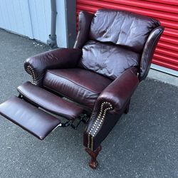 *Free Delivery* Lane Furniture Genuine Leather Reclining Wingback Chair