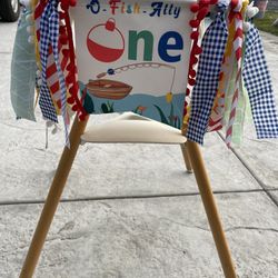 O-Fishally One Fish Theme Birthday Party for Sale in Glendora, CA