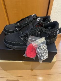 Travis Scott x Air Jordan 1 Retro Low OG SP 'Black Phantom'