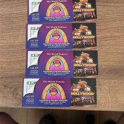 4 The Laugh Factory VIP Admission Ticket
