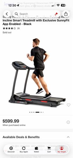 Sunny Treadmill- Not working
