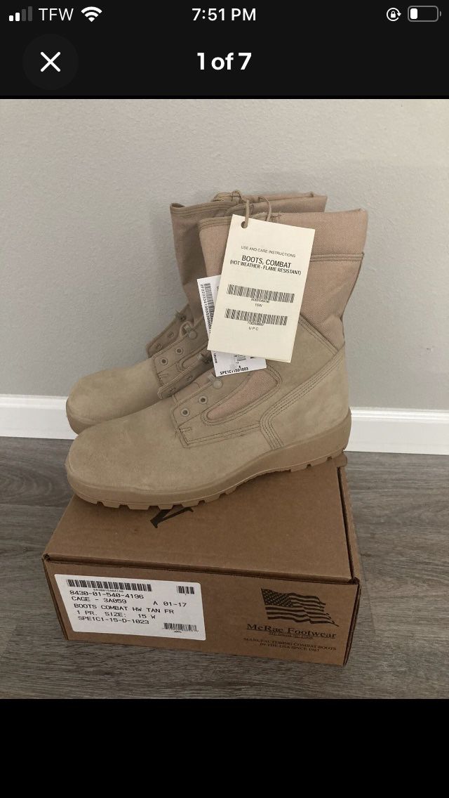 $50 Boots McRae Hot Weather Size 10.5= 9.5