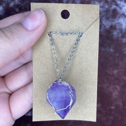 Amethyst Crystal Necklaces