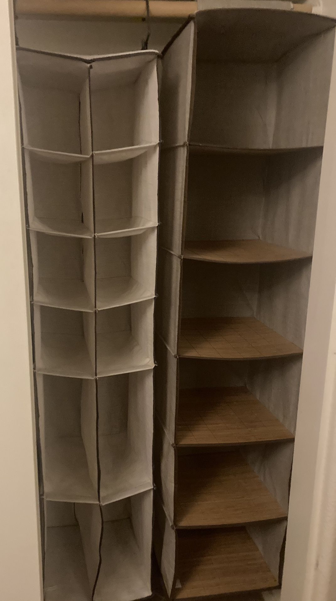 Three Hanging Organizers 