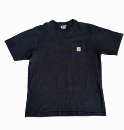 Carhartt Loose Fit Pocket T Shirt Mens Large Blue Casual Workwear
