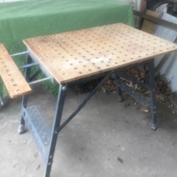 Shop Table.    Work About.   South Austin.  