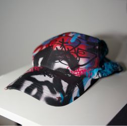 Authentic Dolce & Gabbana graffiti-print baseball cap