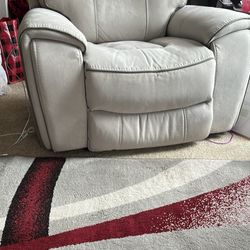 Hardly Used Couch And Electric Recliner 