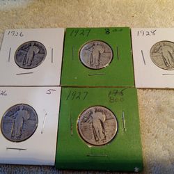 Standing Liberty Quarters 