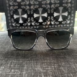 Chrome Hearts Bluish Grey Sunglasses